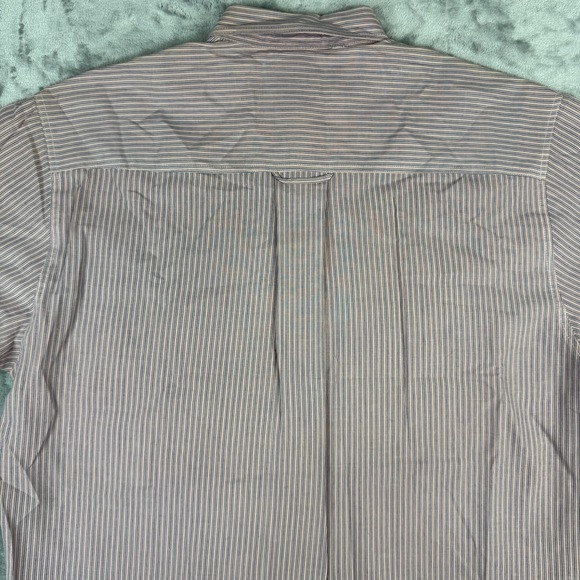 Levi's Shirt Vintage 90s Silver Label striped short-sleeve button-down Size M - Picture 6 of 7